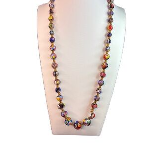 Vintage 70’s Venetian Glass Beads Necklace